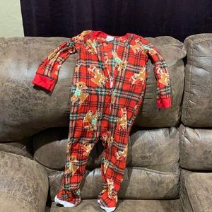 24 months long sleeve zip up pajamas